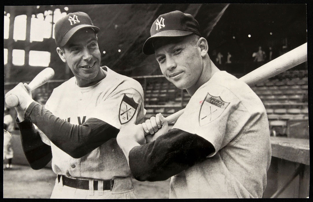 Joe DiMaggio And Mickey Mantle